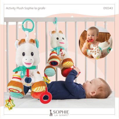 ตุ๊กตากิจกรรมโซฟี Activity Plush Sophie la girafe